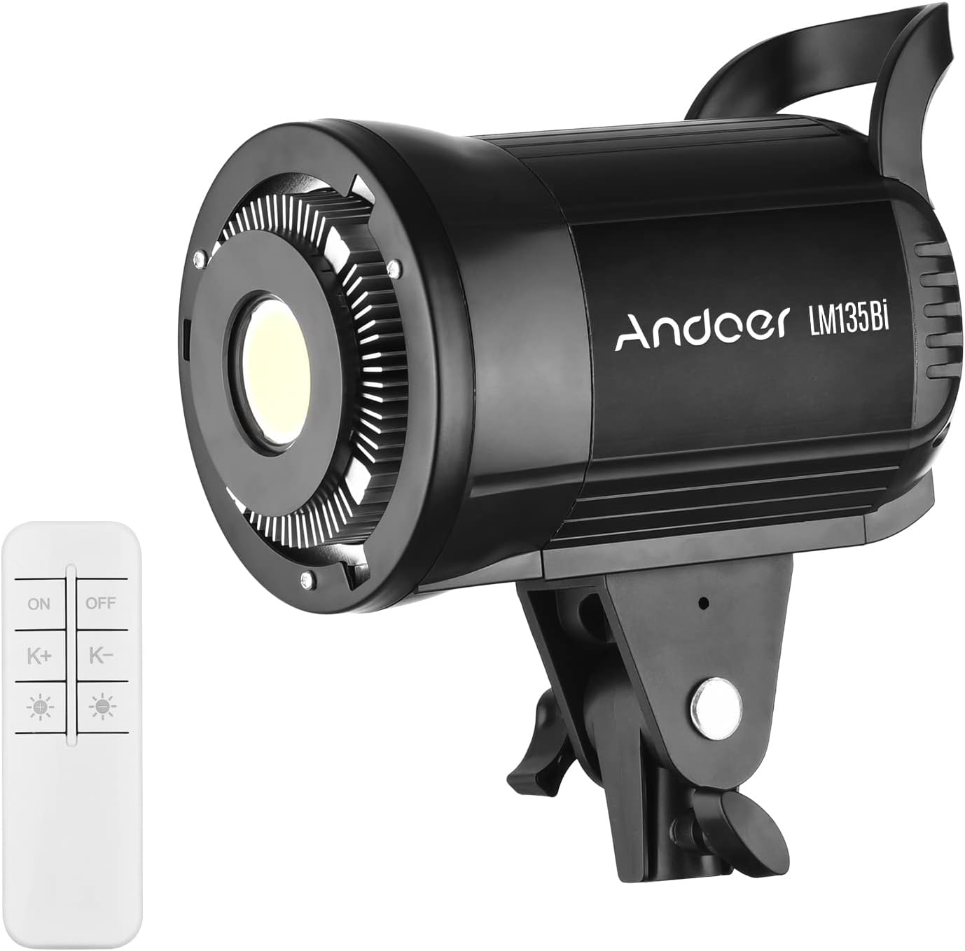 Andoer LM135BI portable bi-color LED photography light panel 3000K-5600K
